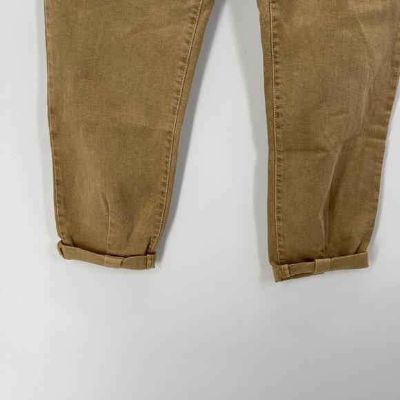 Sezane Pantalon Manu Jeans Cuffed Pants Beige Tan Womens Size 36 NWT - Picture 5 of 13